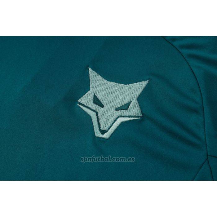Chandal del Cruzeiro Manga Corta 2024-2025 Verde Pantalon Corto